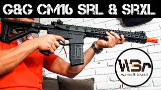 REVIEW PTBR  GampG CM16 SRL amp SRXL  WARSOFT BRASIL [upl. by Heti604]