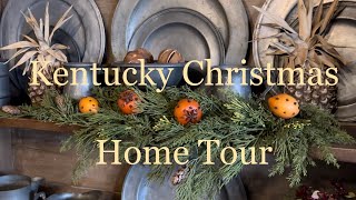 A Kentucky Primitive Colonial Christmas Home Tour [upl. by Naek]