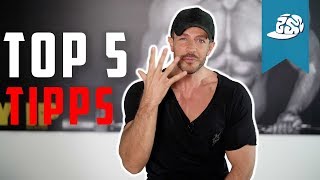 Muskelaufbau Top5 Tipps für Beginner und Einsteiger [upl. by Muryh]