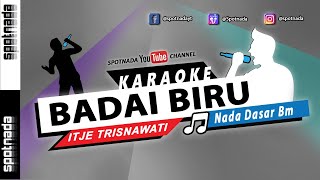 Badai Biru  KARAOKE NADA PRIA LIDA 2021 [upl. by Kennith]