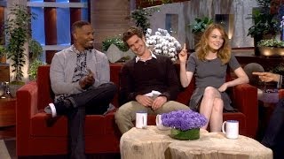 Emma Stone and Andrew Garfield on Their Chemistry [upl. by Shaylah]