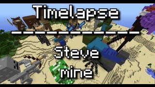 Timelapse Steve mine [upl. by Siva]