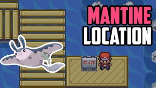 How to Catch Mantine  Pokémon FireRed amp LeafGreen [upl. by Lemahs]