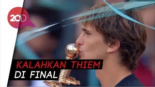 Alexander Zverev Juara di Madrid Terbuka [upl. by Felten]