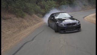 bmw e92 m3 crazy street drift s65 v8 [upl. by Adnilram]