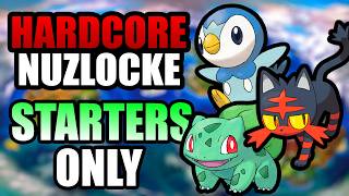 Pokémon Ultra Moon Hardcore Nuzlocke  STARTERS Only No items No overleveling [upl. by Yahc]