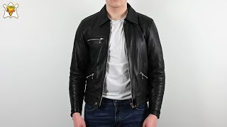 Goldtop 1959 Leather Motorcycle Jacket [upl. by Nannahs]