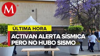 Se activa alerta sísmica en CdMx no hubo sismo dice Sheinbaum [upl. by Lachus]