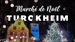 Marché de Noël  Turckheim Alsace  Décorations et chalets de Noël [upl. by Weitzman]