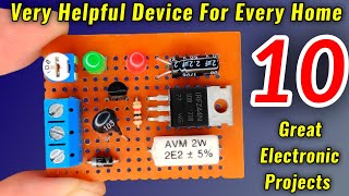 10 helpful Electronic Projects for Beginners [upl. by Adirf]