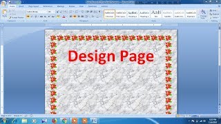 How to design page in Microsoft Word [upl. by Ahsekyw230]