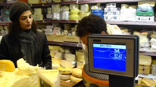 cheese tasting at Mahane Yehuda market in Jerusalem [upl. by Trebla]