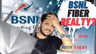 bsnl fiber broadband FTTH review  how to apply bsnl broadband connection Hindi [upl. by Asseniv799]