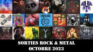 Sorties Albums Rock amp Metal Octobre 2023 [upl. by Alrep]