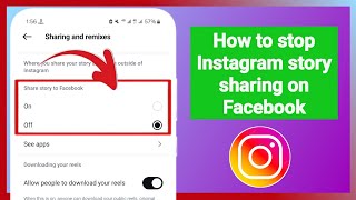 How to Stop Sharing Instagram Stories on Facebook [upl. by Hairahs]