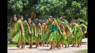 Traditional Polynesian dance  MANGAREVA ISLAND French Polynesia [upl. by Dustan]