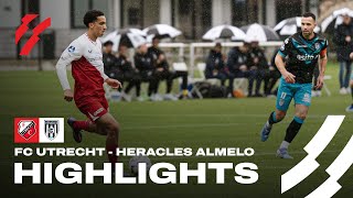 FC Utrecht spart met Heracles Almelo in kletsnat Overvecht 🌧️  HIGHLIGHTS [upl. by Sharma]