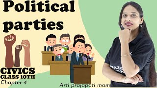 political parties 01 political parties Arti prajapati mamclass 10thcivics [upl. by Ahseki]