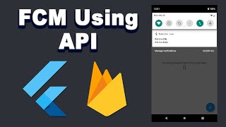 FLUTTER 2022 Push Notifications with FCM Firebase Using Rest API From Device To Others [upl. by Aural]