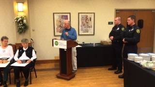 Citizens Police Academy Graduation Speech Clip [upl. by Erolyat]