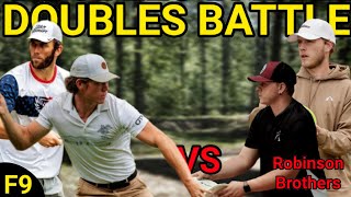 Doubles Disc Golf Battle 20  Isaac Robinson amp Ezra Robinson  WR Jackson  Front 9 [upl. by Fabrice]