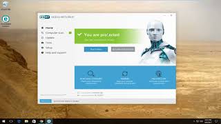 ESET NOD32 Antivirus  How To Run A Full System Scan [upl. by Ralf]