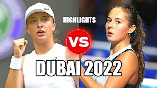 Iga Swiatek vs Daria Kasatkina DUBAI 2022 PREDICTION [upl. by Yankee]