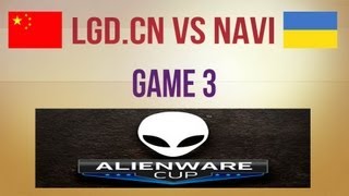 LGDcn vs NaVi g3 Winners Final Alienware Cup 1 [upl. by Bernat]