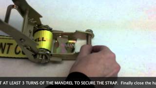 How To Thread A Ratchet Strap [upl. by Berri]