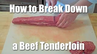 How To Butcher A Beef Tenderloin [upl. by Lenhart226]