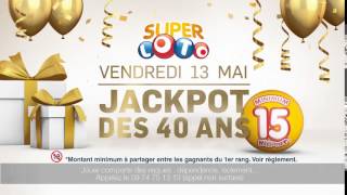 Vendredi 13 mai  Jackpot LOTO des 40 ans [upl. by Mages]