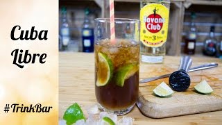 Cuba Libre  Cocktail selber machen  Rezept  Trinkbar [upl. by Ahsiret]