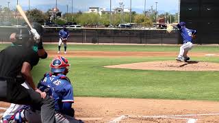 Jack Leiter Texas Rangers intersquad 24 Mar 2023 [upl. by Nica348]