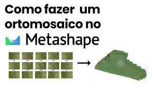 Como construir um ortomosaico no agisoft metashape e importar para o QGIS [upl. by Akcirehs]