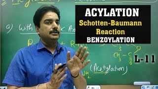 AmineL11AcylationAcetylationSchotten Baumann ReactionBenzoylation [upl. by Yrffoeg15]