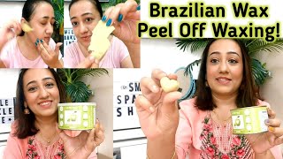 How To Use Brazilian Wax From Le Bonheur at Home ✅ Use This Wax To Waxing Less Painful 😖 waxing [upl. by Col356]