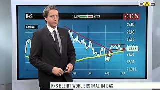 KSAktie Konzern bleibt vorerst im DAX [upl. by Mason]