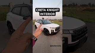 New Hyundai Creta Knight Interior🔥hyundaicreta cretaknightedition motorxone [upl. by Yaj233]