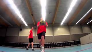 Korfball basics 8  Running in Shot [upl. by Diarmuid]