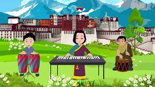 Tibetan Nursery Rhymes Collection of Tibetan kids song tibetan nurseryrhymes music [upl. by Nipsirc168]