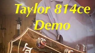 Taylor 814ce Demo [upl. by Ahsinyt]