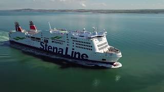 Entering Port  Stena Adventurer  Stena Line [upl. by Asirram464]