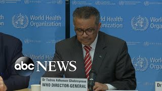 World Health Organization declares coronavirus a pandemic  ABC News [upl. by Dane242]