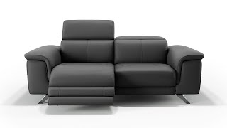 SERRI Leder Relaxsofa  Modernes Design und ultimativer Komfort  Sofanella [upl. by Caresse]