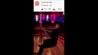 When Linus catches you pole dancing as him 🤣 [upl. by Oremo]