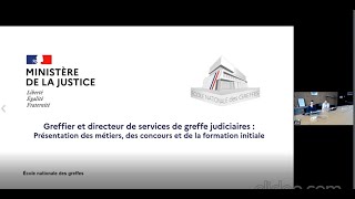 ConfMétiers  les métiers de greffier et de directeur des services de greffe [upl. by Tiedeman760]