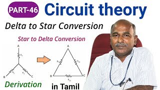 Star to Delta Conversion Derivation in tamil [upl. by Reivazx155]