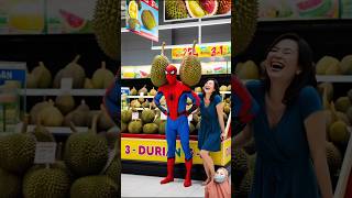 Spiderman Funny Face When He Sees a Snack shorts marvel aisuperhero spiderman avengers dc [upl. by Nwavahs]