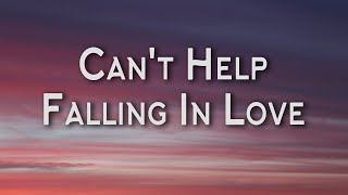 Cant Help Falling In Love  Haley Reinhart Lyrics [upl. by Arammahs41]