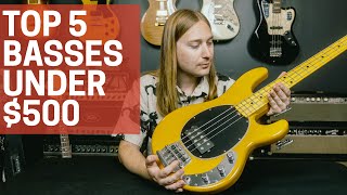 Top 5 Bass Guitars Under 500 for Beginners amp Pros [upl. by Wahkuna]